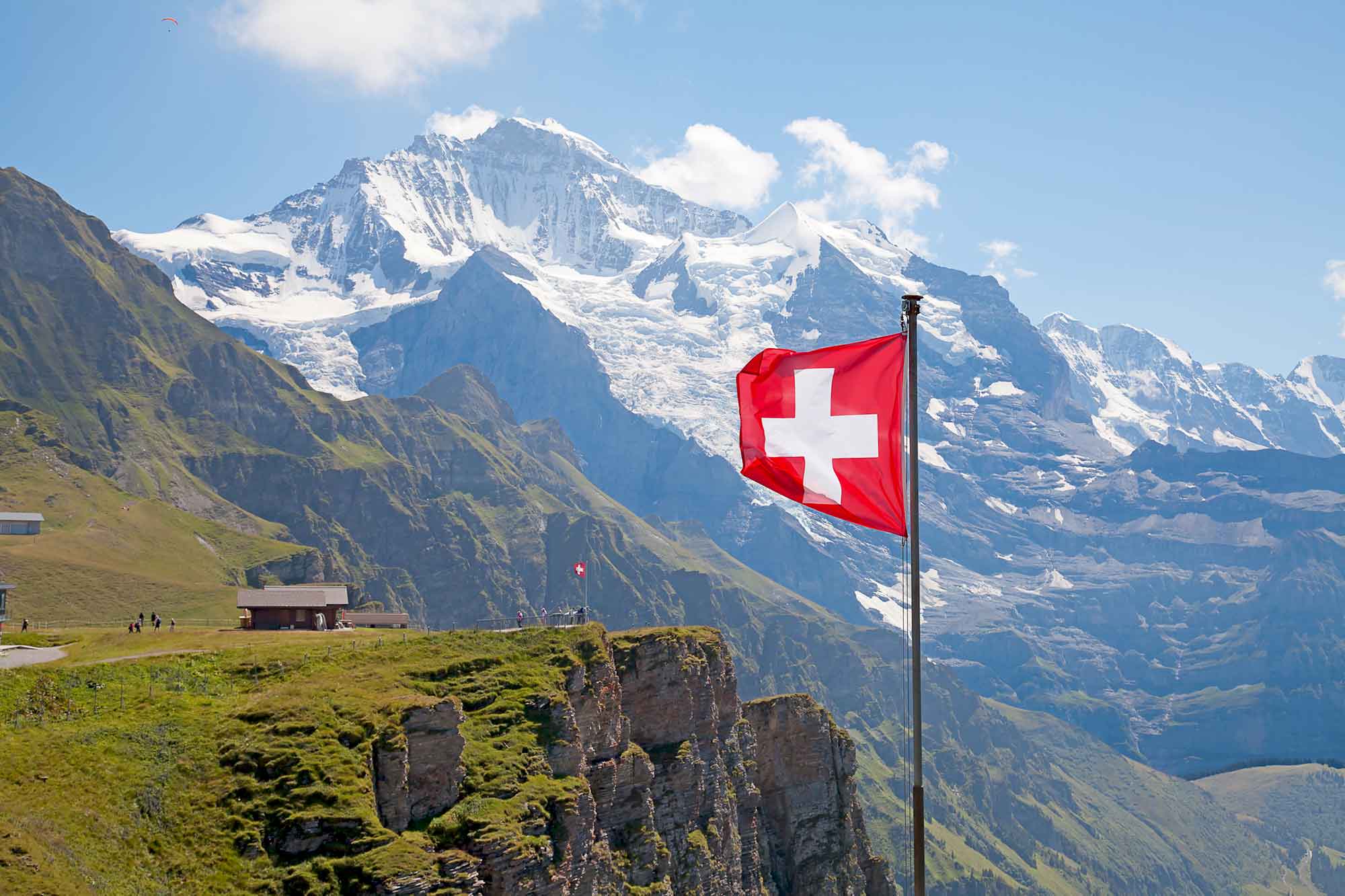 Schweizer Bergwelt Jungfrau